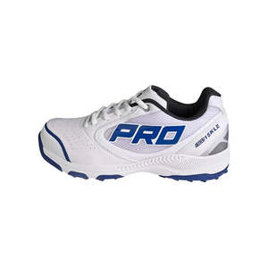 Zapatos de Cricket CA Summer Gripper 15K LE Pro Blancos/Azules, Material Superior Sintético, Forro de Goma - Product Image 3