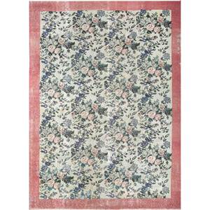 Alfombra de Lana Verde Vintage Anudada a Mano, Rectangular Grande para Sala de Estar con Patrón Floral y Abstracto para Pasillo -Pae-2817 - Product Image 1