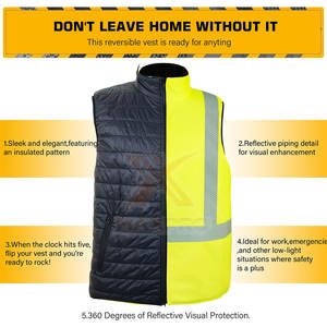 Work Wear Reasonable Price Safety <b>Reflective</b> <b>Vest</b> New Arrival Plus Size Safety <b>Reflective</b> <b>Vest</b> - Product Image 4