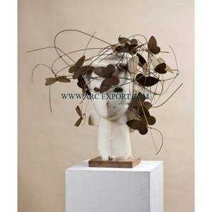 Aluminio estaño fundido 4 humanos diseño moderno Arte Creativo escultura hecha a mano MESA CENTRO DE MESA escultura decorativa de lujo - Product Image 2