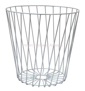 IHA IHAWB036 Seau de rangement rond en fer argenté, doré et noir pour bureau - Product Image 1