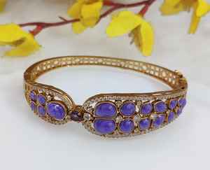 กำไลข้อมืออเมริกันไดมอนด์แบบอิตาเลียนมีนาคารีสำหรับผู้หญิง คุณภาพพรีเมียม กำไลแบบเปิดได้ เหมาะสำหรับงานปาร์ตี้ สวมใส่สบายๆ ในชีวิตประจำวัน - Product Image 5