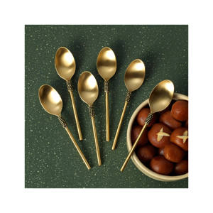 Cuillère à thé plate en acier inoxydable poli miroir, meilleure qualité, en vente, utilisée pour les hôtels, les fêtes, la maison, les mariages et comme cadeau - Product Image 2