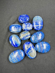 Vente chaude Fine Qualité Lapis Lazuli Cristal Poli Reiki Pierre Précieuse De Guérison pour Feng Shui Décor À La Maison Massage Vieux Artisanat Bijoux - Product Image 3
