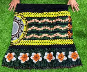 High Quality Customized <b>Pacific</b> Island Embroidered Skirt Hawaiian Polynesian Flower Pattern High Quality Skirts - Product Image 1
