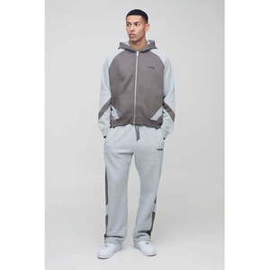 Chándal Deportivo de Invierno para Hombre, con Logotipo Bordado, de Primera Calidad, con Capucha y Cordón Ajustable, 100% Poliéster - Product Image 1