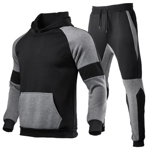 Custom Logo Men 2 Piece Set Outerwear <b>Knitted</b> Oversized Tracksuit Breathable Training Tracksuit - Product Image 6
