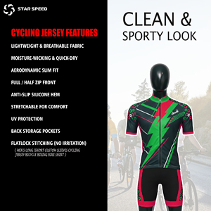 Jersey de Ciclismo Personalizado al por Mayor para Hombre, Impresión de Logotipo en Jersey de Diseño Personalizado al por Mayor para Hombre - Product Image 5