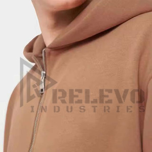Nueva Sudadera con Capucha Personalizada con Cremallera, Sudadera de Algodón con Cremallera Completa, Estilo Desgastado y Decolorado por el Sol, Sudadera Holgada para Hombre - Product Image 5