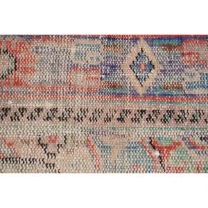 Alfombra Redonda Vintage de 2.4x1.5 pies, Alfombra Turca, Alfombra Oriental Azul - Product Image 5