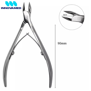 Pinza de uñas de alta calidad, 1 Uds., Mango antideslizante de acero inoxidable, buena para el cuidado de las manos, instrumento de belleza, cortaúñas para dedos - Product Image 6