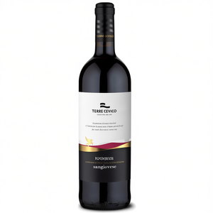 Sangiovese Di Romagna DOC Red <b>Wine</b>-750ml 6 Bottles Per Box Traditional Italian Red <b>Wine</b>-Terre Cevico - Product Image 2