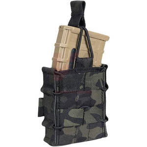 Universal Double Mag Holder Tactical Paintball Sports Double Mag Pouch Adjustable Open Top Ammo <b>Holster</b> MOLLE Eco-Friendly - Product Image 3