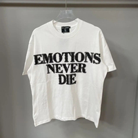 T-shirt à manches courtes MIXED EMOTION, marque de mode américaine, diamant, vêtements de haute qualité, vente en gros