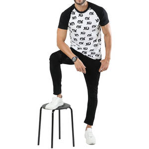 Nuevo diseño de moda Ropa de calle Estilo casual Hombres Camisa Gimnasio Deportes Impresión personalizada Casual Hombres Camiseta - Product Image 1