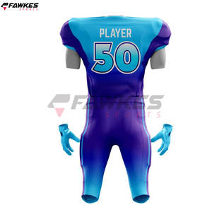 ปรับแต่งชุดอเมริกันฟุตบอลชายชุดระเหิดพร้อมพิมพ์โลโก้ชุดอเมริกันฟุตบอล - Product Image 3