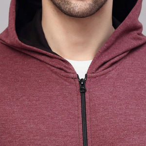 Custom Design <b>Men</b> <b>Zipper</b> <b>Hoodie</b> Full Zip Hooded Sweatshirt Fashion Sportswear Comfortable Casual Wear Plain <b>Hoodie</b> - Product Image 4