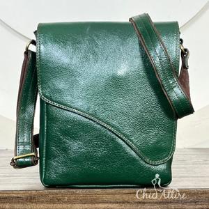 Sac à main de luxe en cuir pleine fleur de qualité supérieure, sac bandoulière, sac messager, sangle réglable pour unisexe - Product Image 1