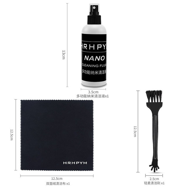 Air Blowing Fiber Cloth Removal Dust Kits Screen Cleaning Spray for Phone Laptop Camera Screen