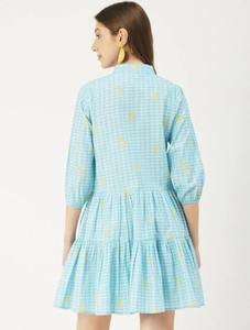 Robe d'été Boho faite à la main 100% pur coton cadeau de mariage personnalisé pour la mariée mode Simple pour tenue décontractée - Product Image 4