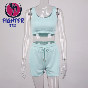 บราผ้าคอตตอนสำหรับผู้หญิงชุดกางเกงขาสั้นสองชิ้นวัสดุสัมผัสนุ่มเหมาะสำหรับชุดนอนหรือสวมใส่สบายๆทุกวัน - Product Image 6