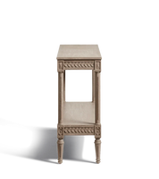 Console moderne en bois massif avec rangement pour salon, appartement, chambre à coucher – Meuble personnalisable