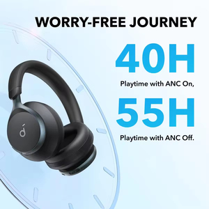 <span class=keywords><strong>Anker</strong></span> Soundcore Space One – Casque Audio Sans Fil Antibruit Over-Ear pour PC, Musique et Gaming avec Micro - Product Image 5