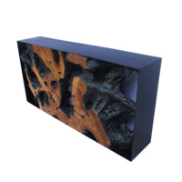Meubles de table console racine de teck