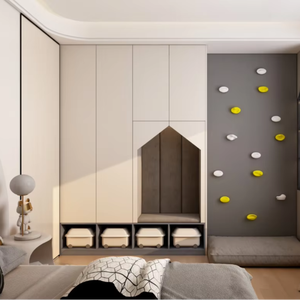 Ensemble de meubles de <span class=keywords><strong>chambre</strong></span> d'enfant modernes et personnalisés, sécurité avant tout, bois de qualité ENF/E0, bureau, <span class=keywords><strong>armoire</strong></span>, 5+ tiroirs, hauteur réglable pour une santé optimale - Product Image 1