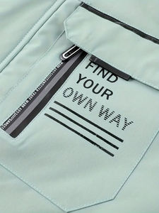 2025 usine directe coupe-vent hommes veste mi-longue Stand manteau fermeture éclair taille printemps automne extérieur veste décontractée - Product Image 5