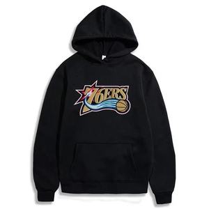 Sweat à capuche en coton épais et surdimensionné unisexe Taille XS Logo personnalisé imprimé Sans ficelle Épaule tombante French Terry Blank Fleece Solid - Product Image 4