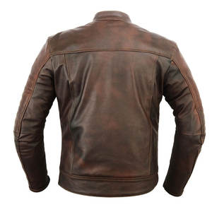 Chaqueta de Motociclista de Cuero 100% Más Vendida para Hombre, Chaqueta de Motociclista Hecha a Medida - Product Image 4