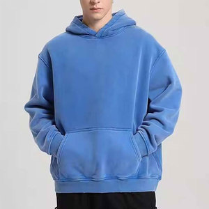 Nouveaux sweats à capuche pour hommes élégants et délavés au soleil, basiques, en coton mélangé, coupe ajustée, de bonne qualité, sweats à capuche pour hommes délavés au soleil pour adultes - Product Image 3