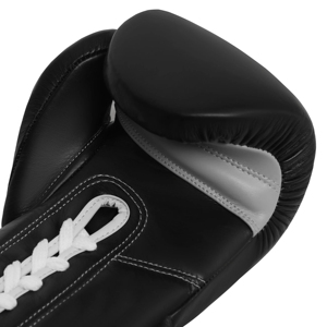 Gants de boxe en cuir véritable avec sangle de poignet réglable et crochet, personnalisés OEM, unisexe, pour entraînement de boxe et de kick-boxing, les plus vendus - Product Image 5