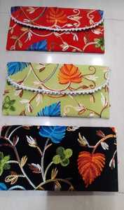 กระเป๋าคลัทช์ปักลายสำหรับผู้หญิง, กระเป๋าทรงคลัทช์สำหรับงานแต่งงานพร้อมซิปสำหรับผู้หญิงของขวัญ - Product Image 5