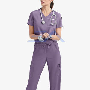 Tops Clásicos de Cuello en V para Mujer, Hechos en Pakistán, de Alta Calidad, Cómodos, Personalizables, para Uso Hospitalario, Servicio OEM - Product Image 2