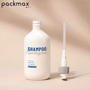 Bouteille en plastique PE de 28 mm de diamètre, 500 ml, écologique, pour emballage de shampooing et de soins capillaires, avec impression sérigraphique classique - Product Image 4