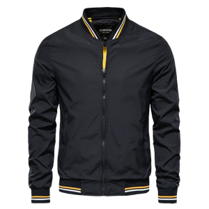 Chaqueta Acolchada Cortavientos Unisex de Invierno con Tela de Lona, Estilo Urbano, Cuello Alto y Logotipo Frontal - Product Image 1