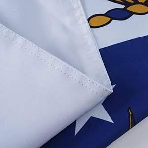 Drapeau du Massachusetts 3x5 pieds, double face, pour usage extérieur, couleurs vives, polyester 350g, 3 USA TOP FLAGSINC - Product Image 2