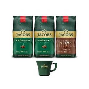 Jacobs Kronung Caffe Crema 500g Paquete de café molido Sabor equilibrado Jacobs Kronung 1kg Café en grano entero Premium Crema Espresso - Product Image 6