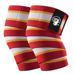 Bandes de soutien pour les genoux de musculation personnalisées en gros, supports de musculation, sangles d'entraînement en salle de sport, personnalisées pour hommes - Product Image 3