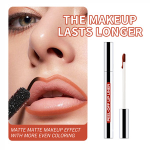 Le crayon à lèvres à surface mate n'est pas facile à estomper, ne laisse pas de traces sur la tasse, est waterproof et ne retire pas le maquillage. - Product Image 1