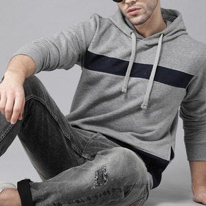 เสื้อสวมหัวมีฮู้ดลายทางแฟชั่นลำลองของผู้ชายเสื้อสเวตเชิ้ตแนวสตรีทมีสไตล์สำหรับสวมใส่ในฤดูใบไม้ร่วงและฤดูหนาว - Product Image 5