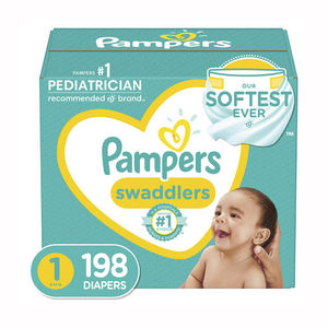 Couches Pampers Swaddlers pour la nuit, tailles 3, 4, 5, avec rembourrage supplémentaire pour la prévention des fuites nocturnes, vente en gros par cartons - Product Image 3