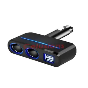 Hot Selling 12V Usb Socket Gebruik Type 3 Poorten Opladen Bluetooth Verbinding Redelijke Prijs Topkwaliteit 1637 Auto Socket