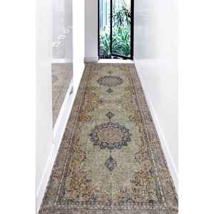 Tapis turc à motif floral : tapis de cuisine facile à nettoyer, tapis imprimé, tapis fin non tissé - Product Image 5