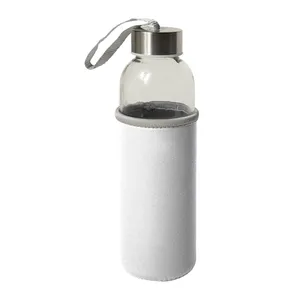 Bottiglia d'Acqua in Vetro Personalizzata in Neoprene per Articoli Promozionali - Product Image 2