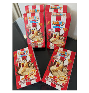 Tabby Crunch Viral Chocolate 50g ressemble exactement à une aile de poulet frite, parfait pour les vidéos de farces sur les réseaux sociaux. - Product Image 1