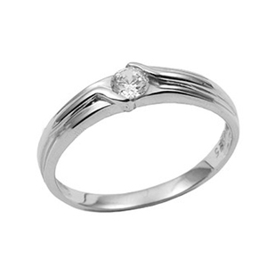 Anillo Elegante de Lujo en Plata de Ley 925 con Circonita, para Bodas y Fiestas, Regalo, Joyería, Fabricante Mayorista - Product Image 3