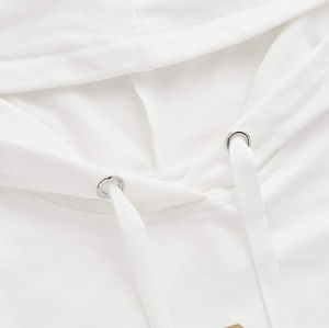 Wholesale Printed 100% Cotton Fleece Women's Hoodies High Quality Casual Streetwear Crop <b>Top</b> Front Logo Hooded Collar <b>Winter</b> - Product Image 3